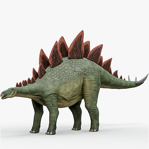 3D Stegosaurus PBR model