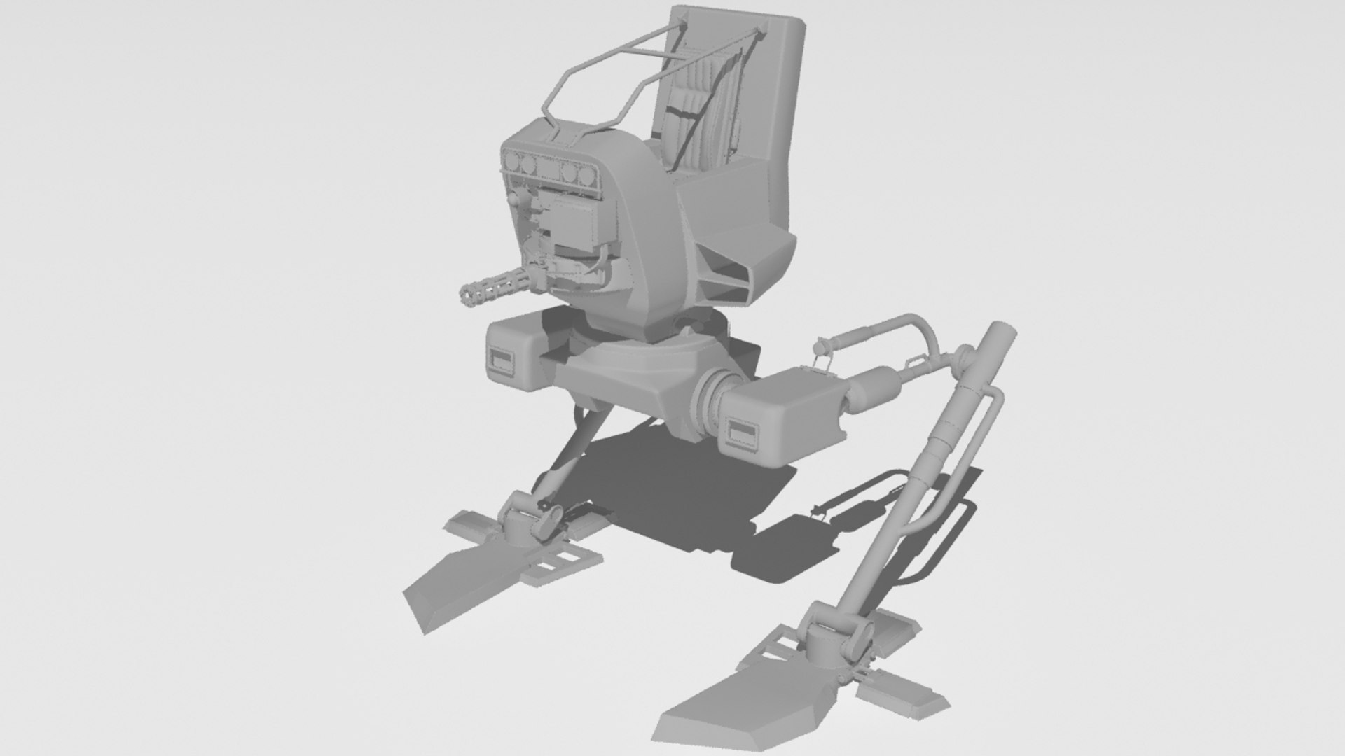 Rigged walker 3D model - TurboSquid 1369963