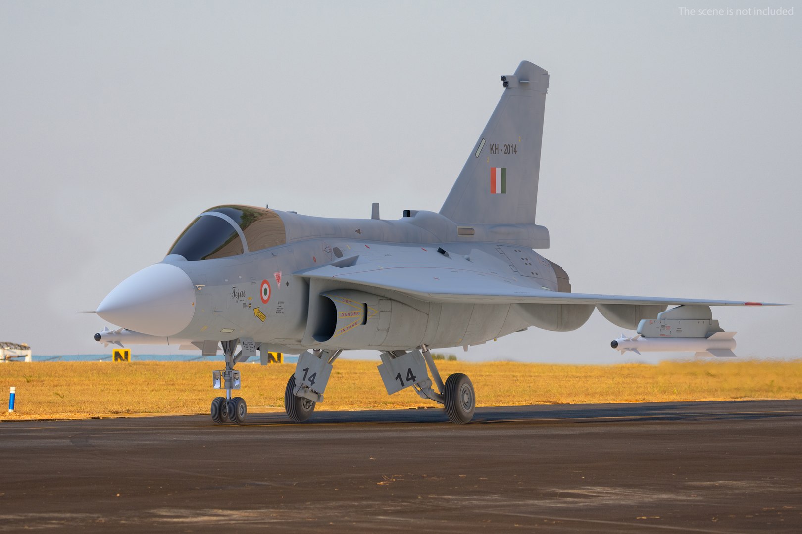 3D HAL Tejas Multirole Light Fighter Exterior Only Model - TurboSquid ...