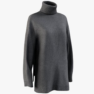 realistic women s sweater 3D