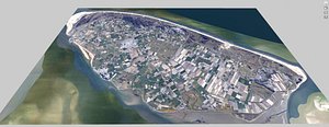 3D Texel Island Netherlands
