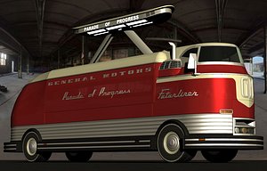 GM Futureliner, Parade of Progress Truck ca. 1940