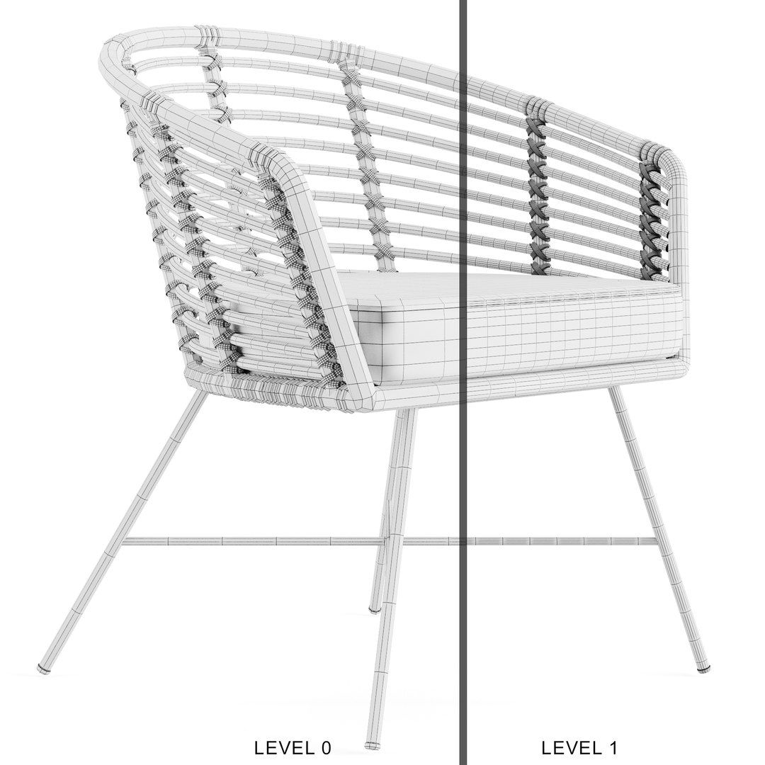 3D TULA Lounge Chair TurboSquid 1729985