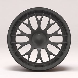 BBS E49 scalable and printable rim 3D model 3D printable