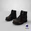 vintage boots 3D