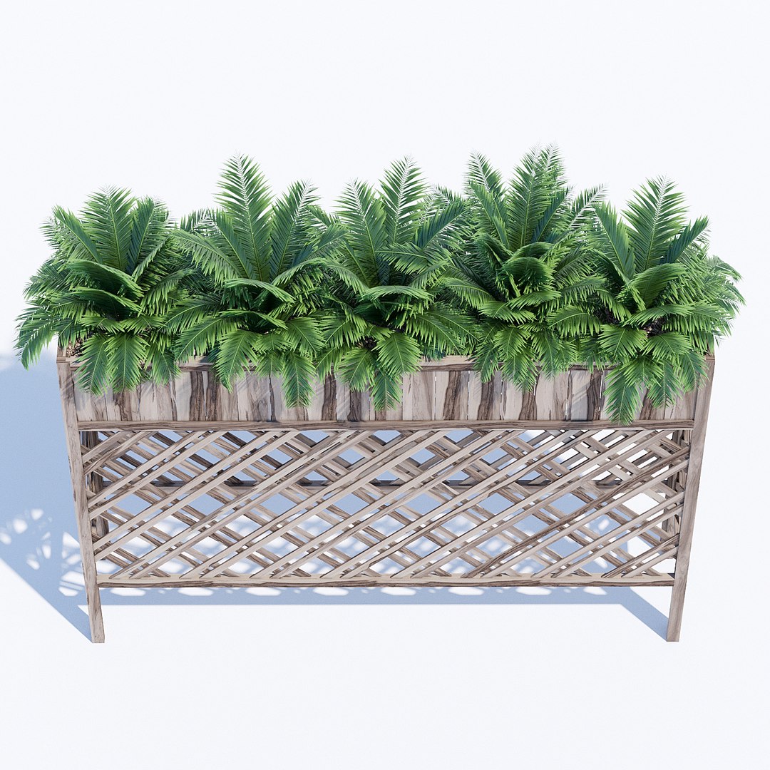 Flower box 3D model - TurboSquid 1435557