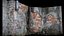 plaster wall damaged bricks corner photogrammetry