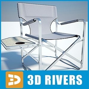 camping chair folding 3d model