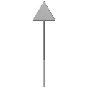 sign uvs 3D model