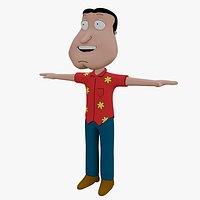 Glenn Quagmire From Family Guy - Rigged