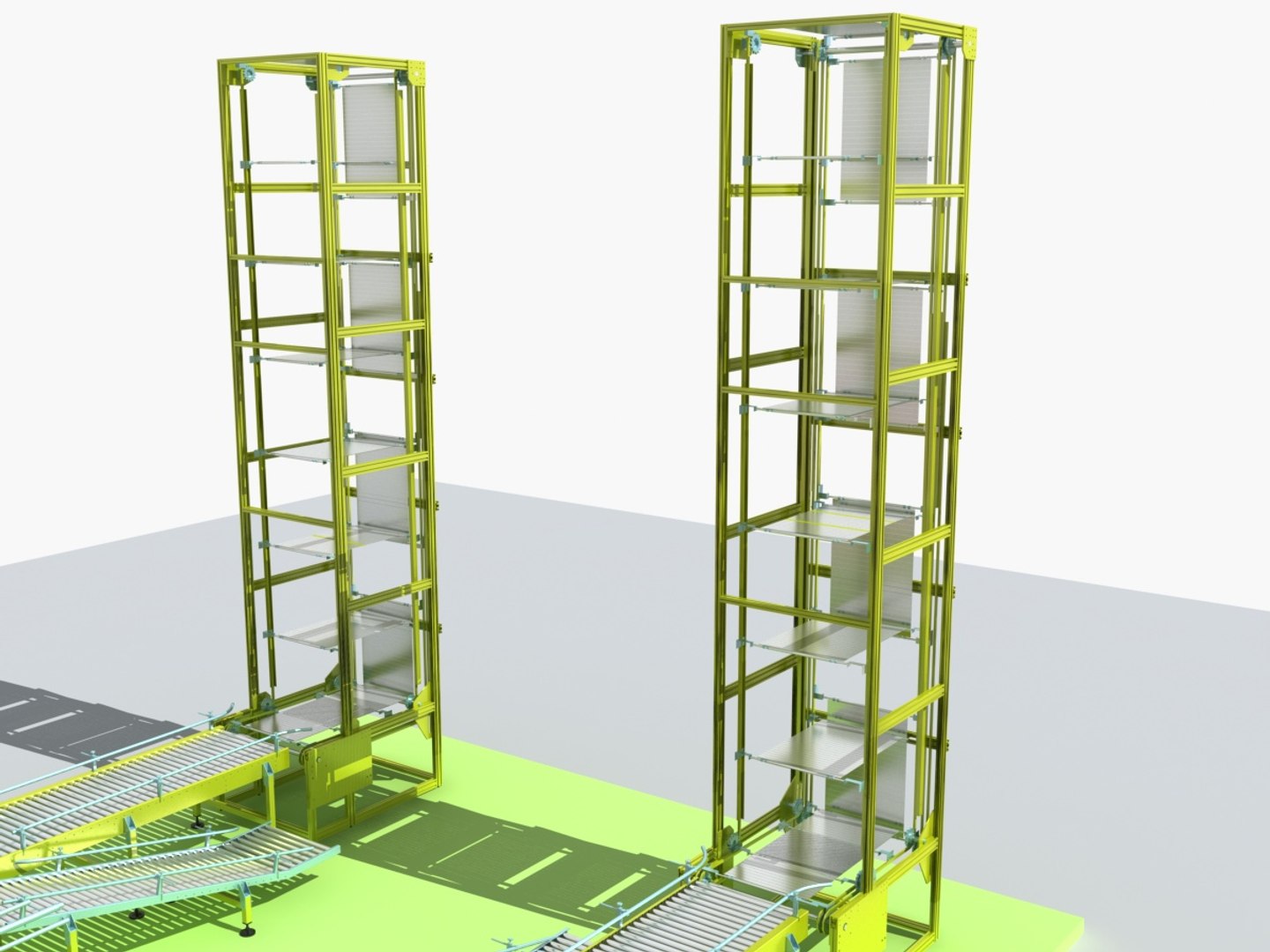 3D Model Industrial Equipment 13 - Fully Automatic Stacking And Winding ...