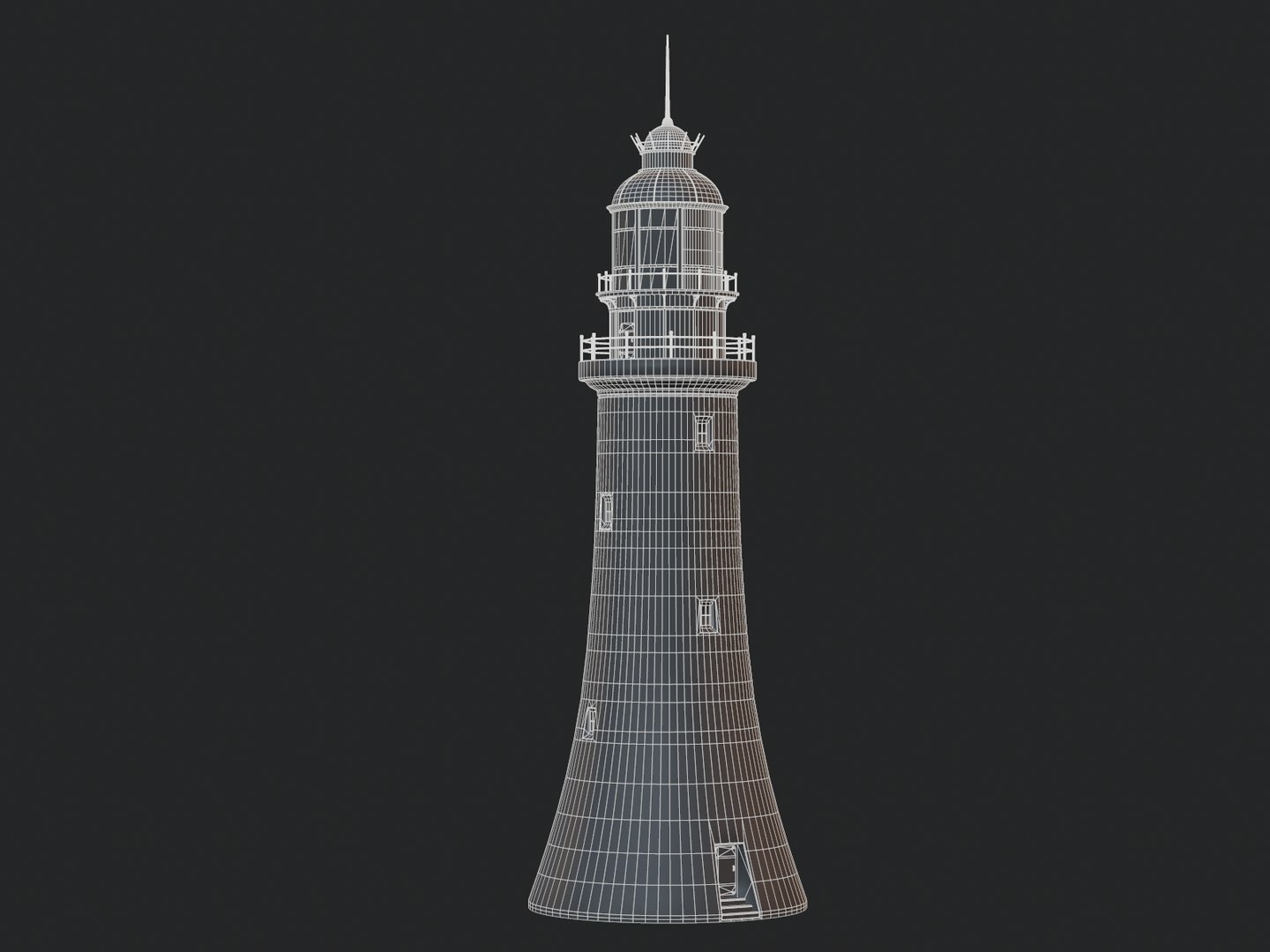Lighthouse Structure 3d Model
