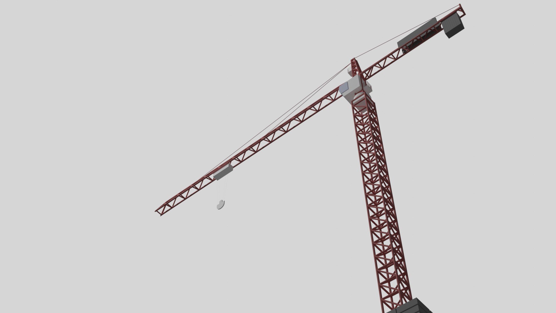 3D Simple Tower Crane - TurboSquid 1701812