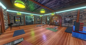 fighting gym environment 3D