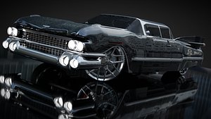 3D cc 1959 car model