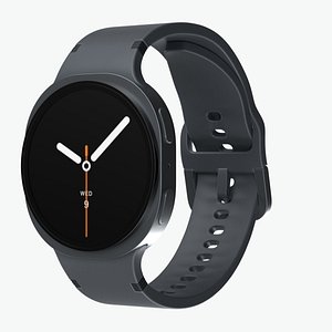 Samsung Galaxy Watch 8 Graphite 3D model
