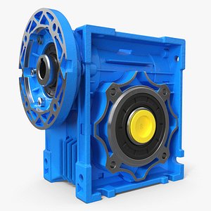 Industrial Worm Gearbox NMRV 040 Blue