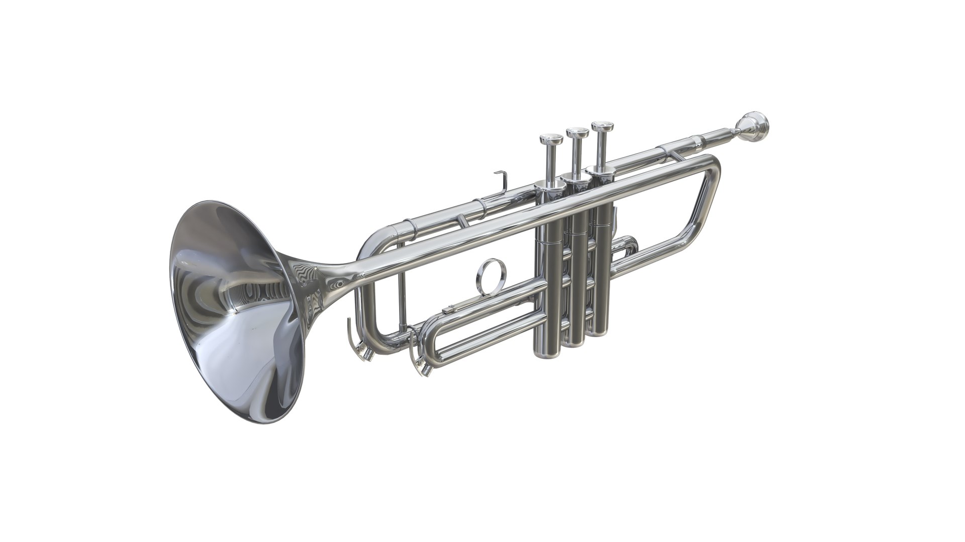 Trumpet Instrument 3D Model - TurboSquid 2399899