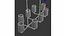 RH Restoration Hardware WRIGHT LINEAR CHANDELIER 54