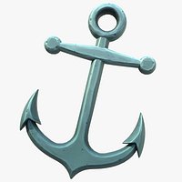 Stylized Cartoon Anchor