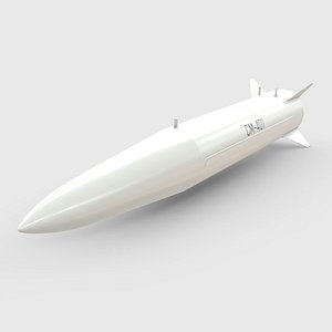 CM-401 Chinese Anti-Ship Ballistic Missile Low-Poly