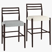 Quincy Basketweave Bar Stool