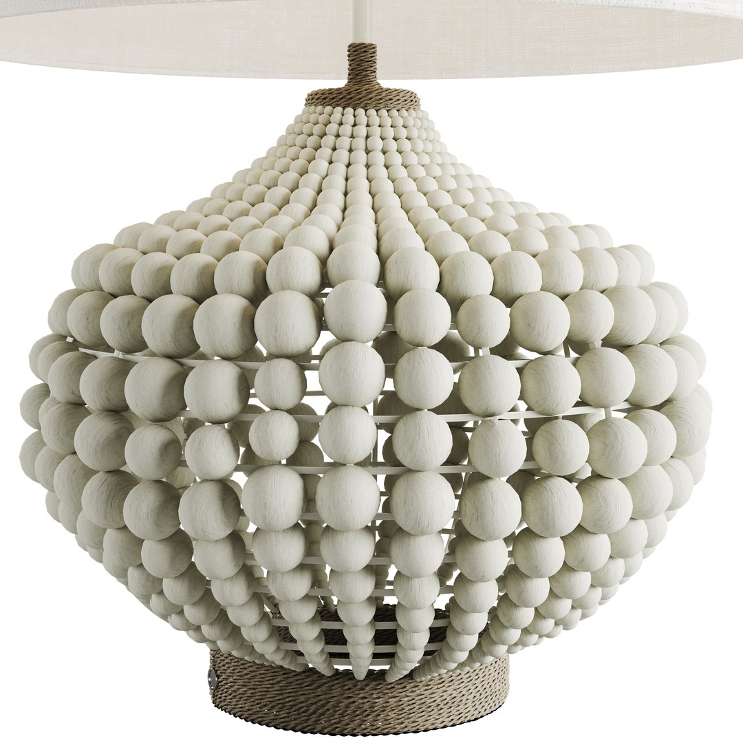 Palecek Point Dume Coastal Beach Table Lamp model TurboSquid 1955092