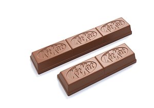 KitKat Chunky Chocolate Bar 3D