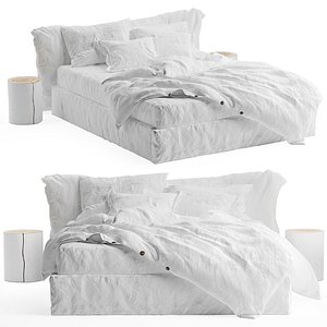 3D Magic Linen Bed model