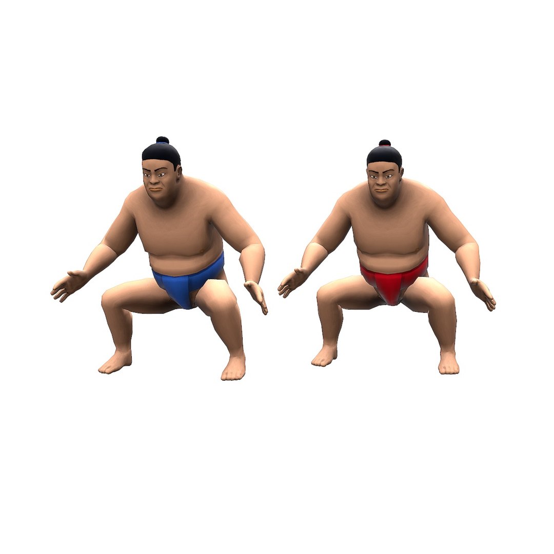 Sumo Wrestler Character 3D Model - TurboSquid 1285810