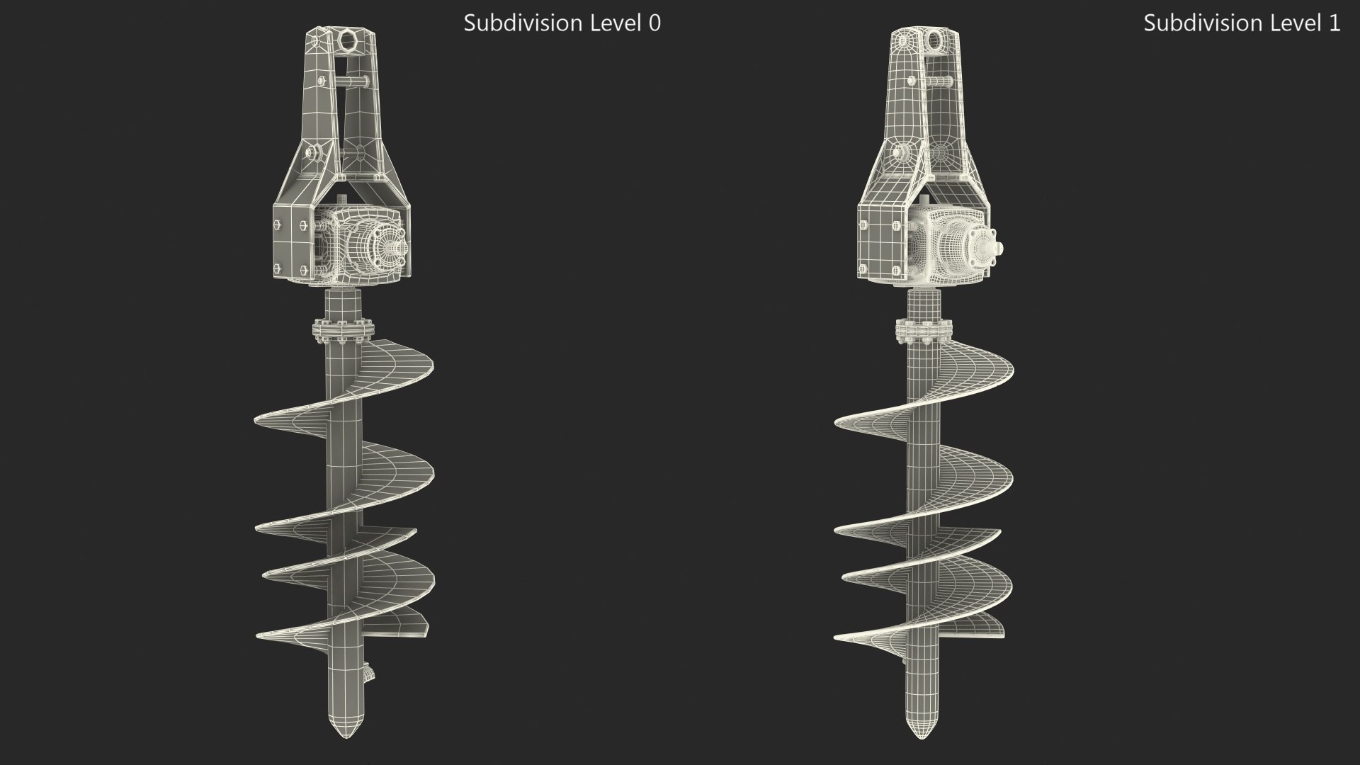 3D Post Hole Digger - TurboSquid 1962441