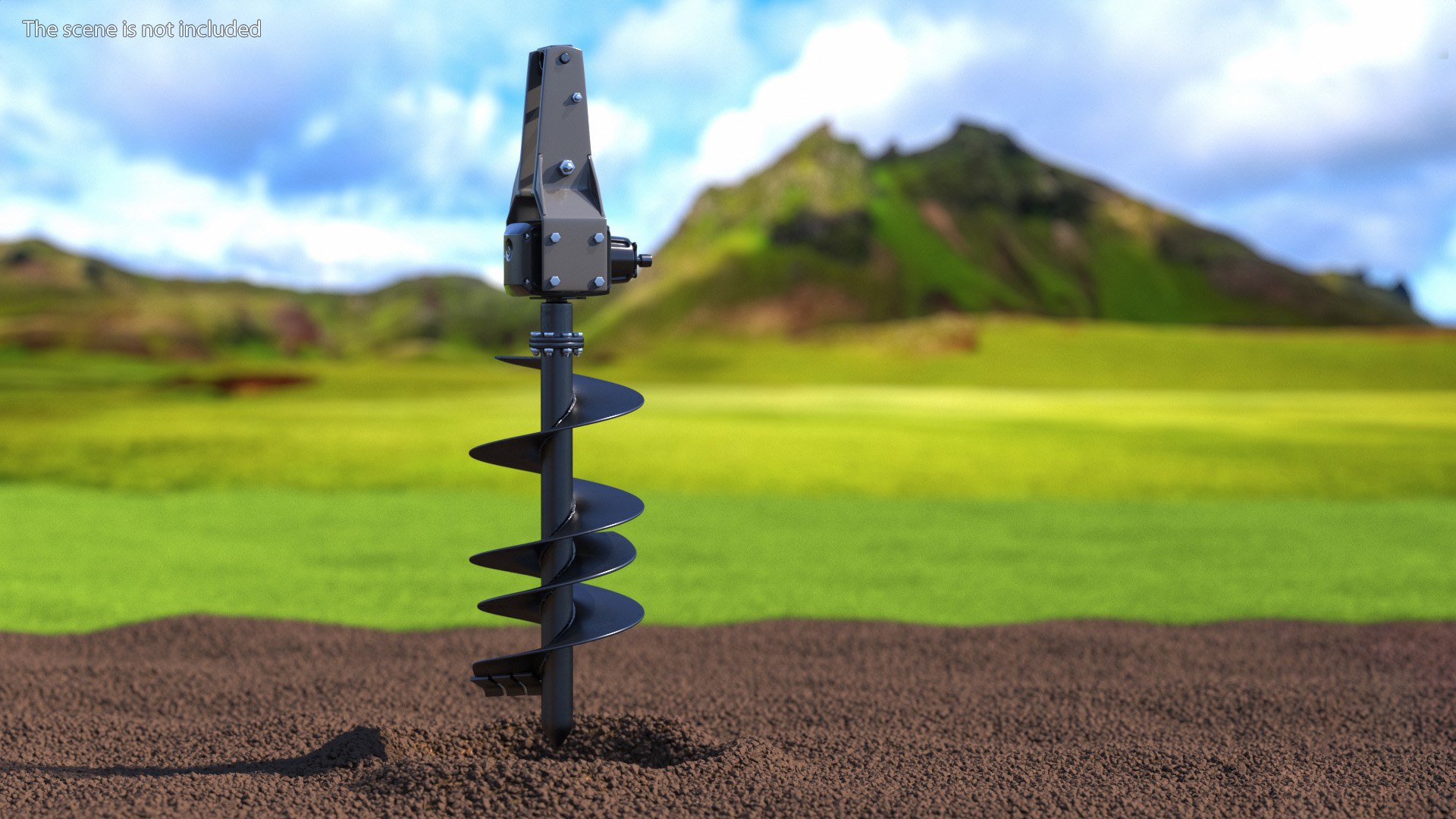 3D Post Hole Digger - TurboSquid 1962441