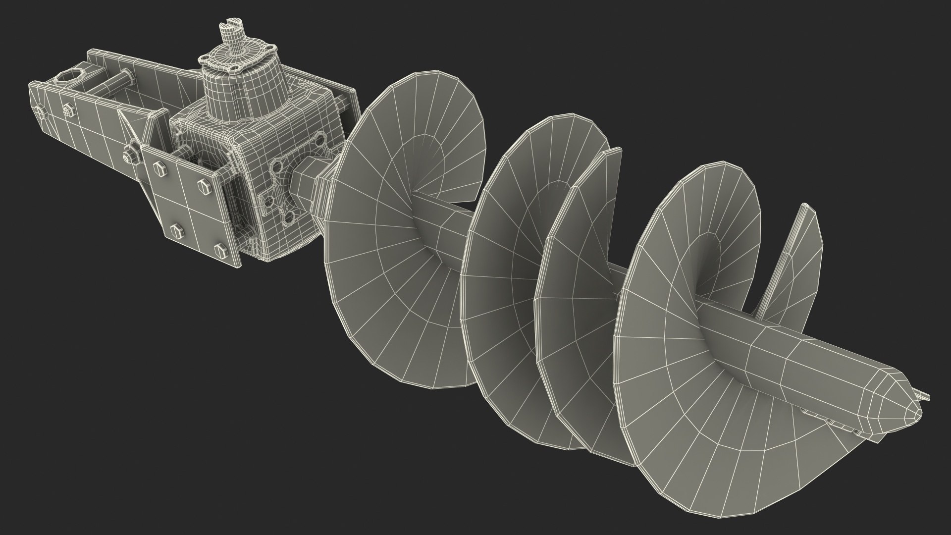 3D Post Hole Digger - TurboSquid 1962441