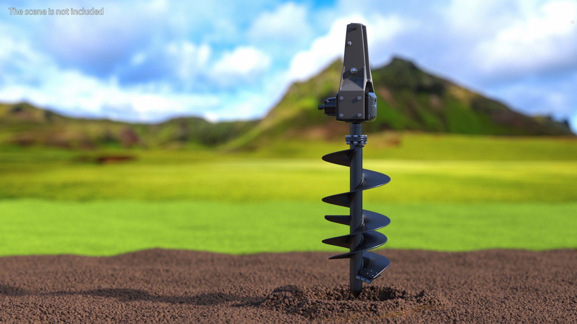 3D Post Hole Digger - TurboSquid 1962441