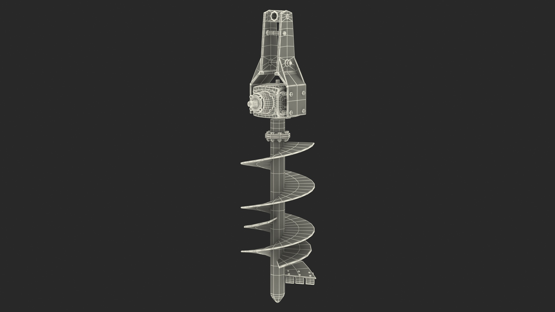 3D Post Hole Digger - TurboSquid 1962441