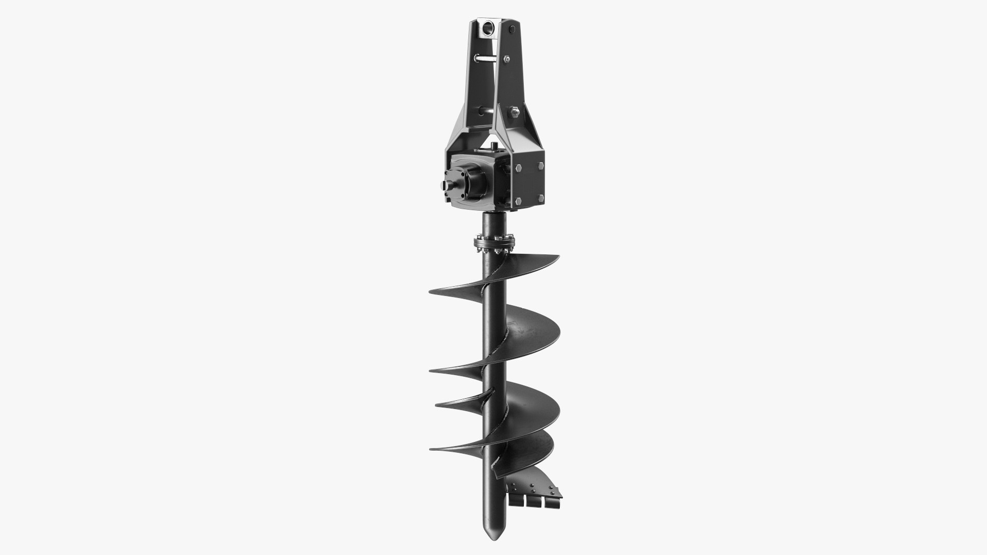 Post Hole Digger 3D model preview
