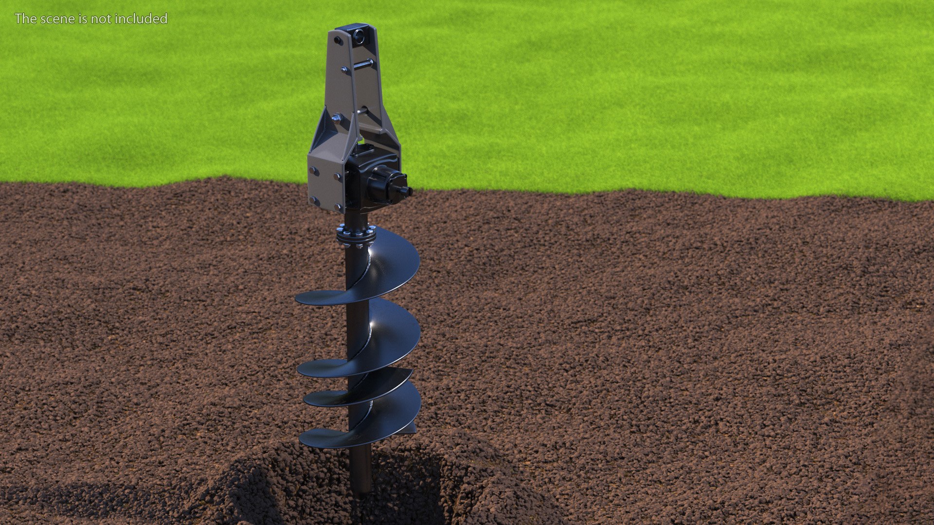 3D Post Hole Digger - TurboSquid 1962441