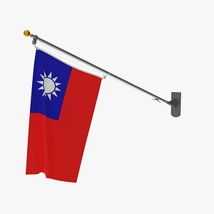 3D Wall Flag Taiwan T2