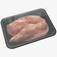 Fresh Chicken Breasts Tray Packaging