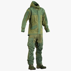 Hunting Uniform With Boots (2 cloth sides)