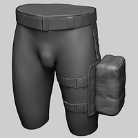 Drop Leg Platform and Utility Pouch