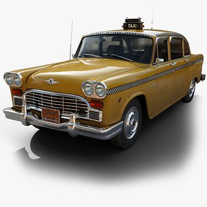 Checker A11 Taxi Cab PBR