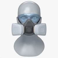 Reusable Double Filters Respirator