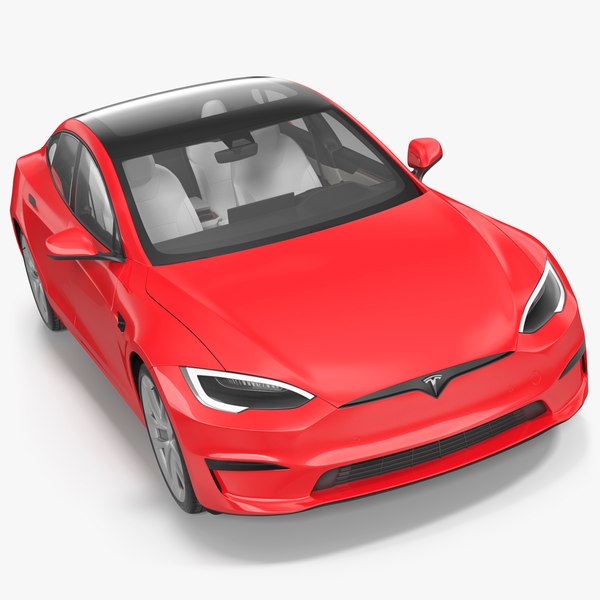 3D Tesla Model S Plaid model