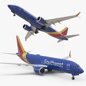 Southwest Airlines Boeing 737 Max 8 3D model