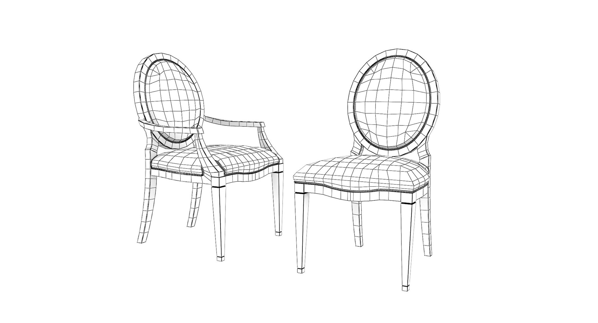 3D Opera Dining Chair - TurboSquid 1217027