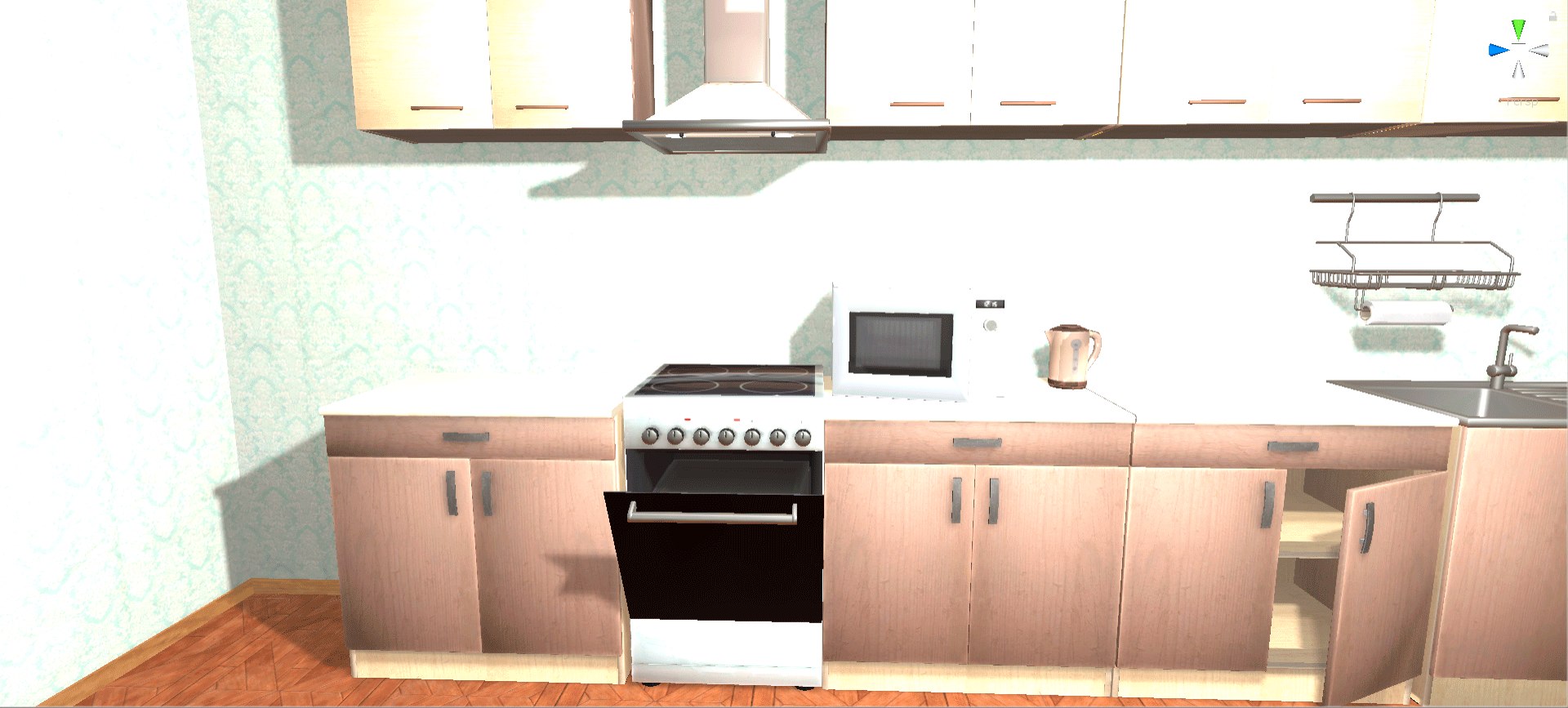 3D Vr Kitchen - Interior - TurboSquid 1429007