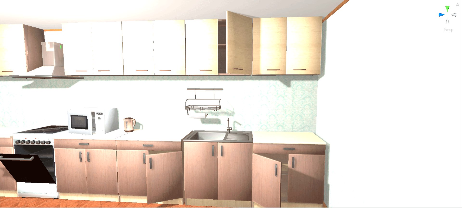 3D Vr Kitchen - Interior - TurboSquid 1429007