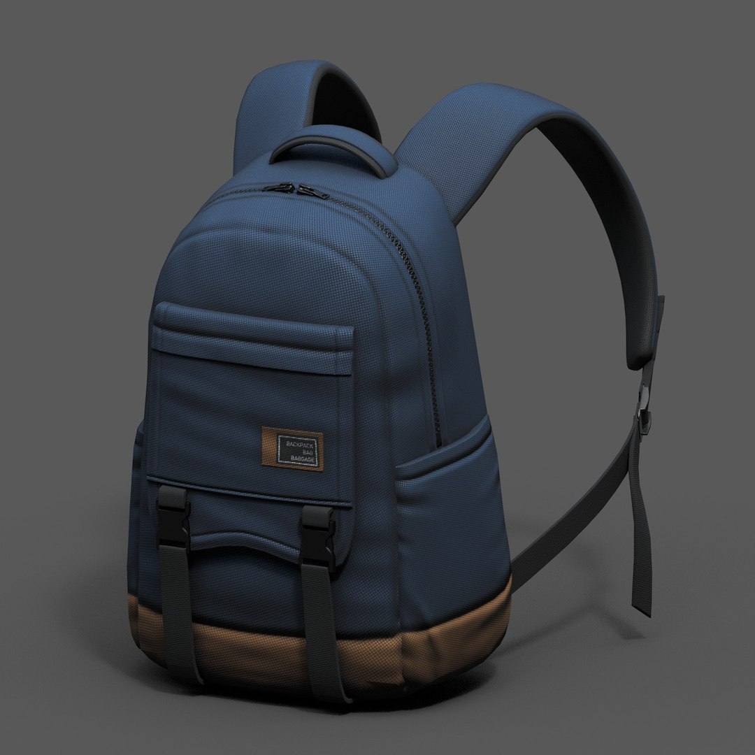 Fashion Bag Backpack 3D Model - TurboSquid 1578546