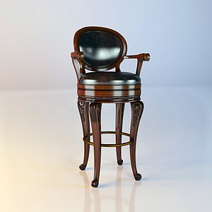 3d model howard bar stool